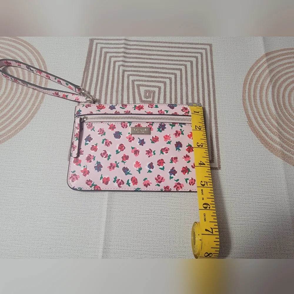 Kate Spade Pink Floral Clutch - Picture 6 of 7